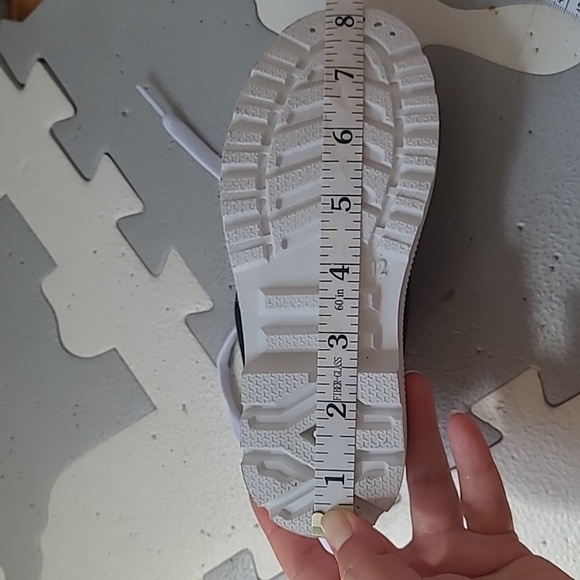 NWT Bebe Girls High Top Sneakers Black & White Size 12 - Picture 6 of 7